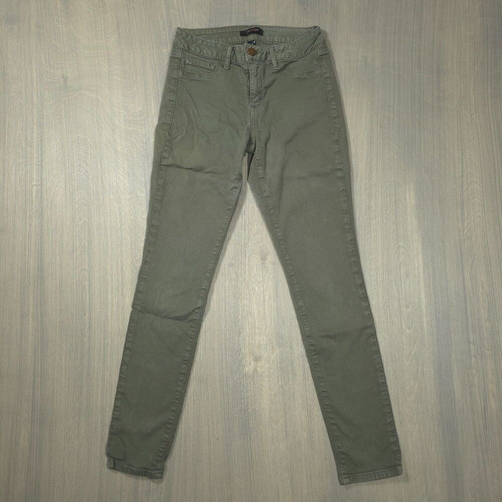 Refuge Olive Green Skinny Chino Pants Size 6
